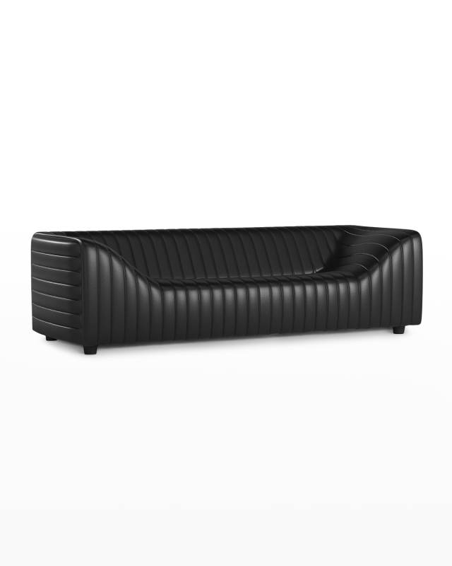 Sarasota Leather Sofa, 98.75"